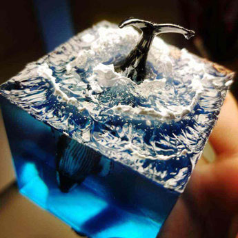 水晶胶消泡剂的使用案例